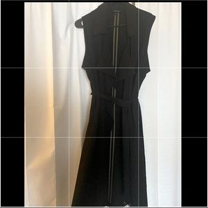 TopShop Flowy Trench Coat Vest